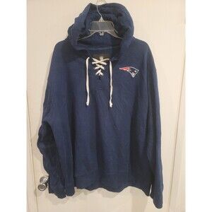New England Patriots NFL Pro Line Lace Up Hoodie